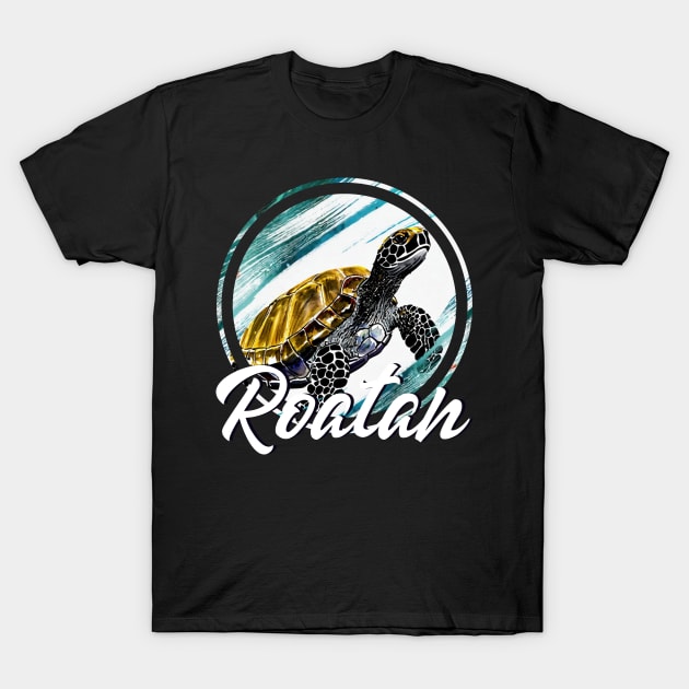 Roatan Turtle T-Shirt by Gustavo Navarro